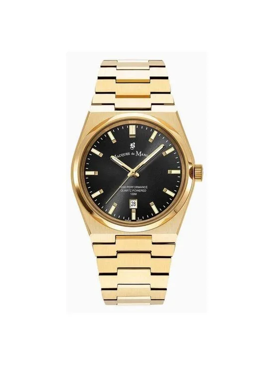 NWT Jacques Du Manoir Horizon Gents Black Dial Men's Watch