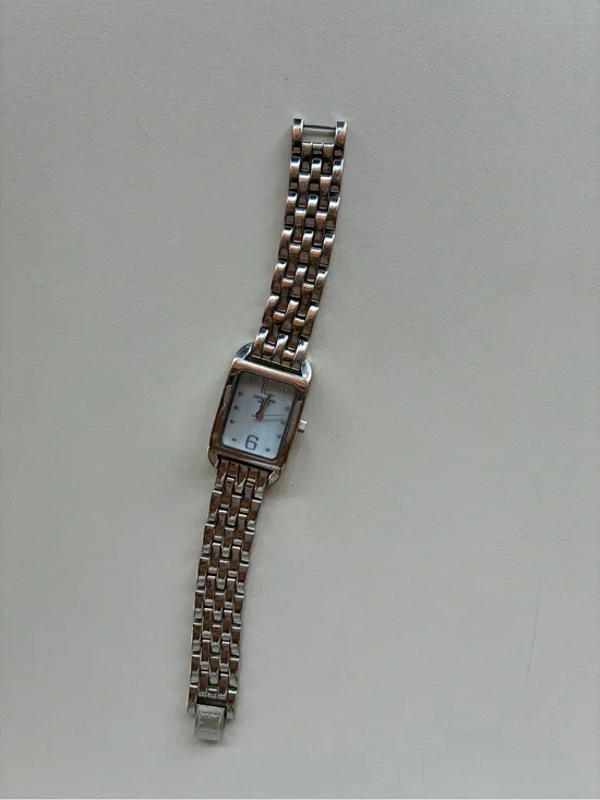 Liz Claiborne Silver Tone Women's Link Bracelet Watch