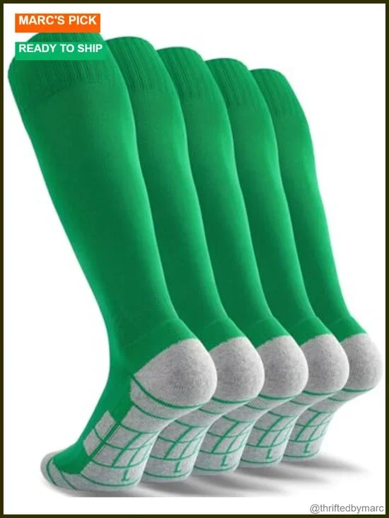 Knee High Soccer Socks for Adults and Youth Multipack