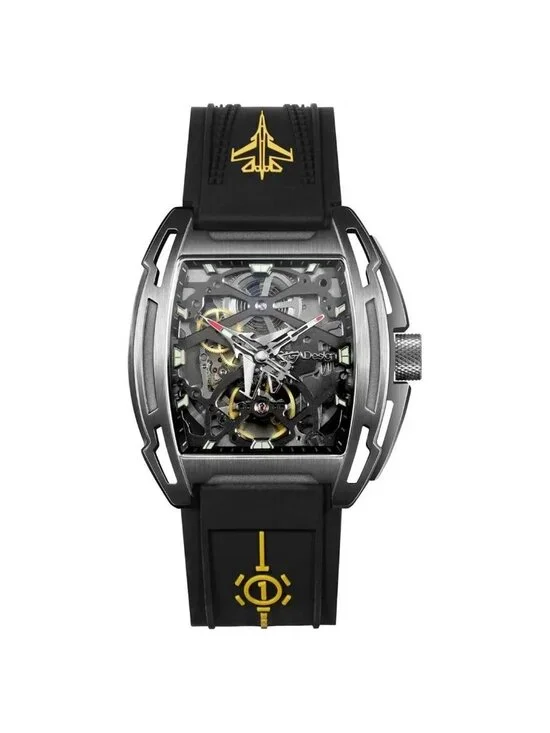 NWT Ciga Design Z-Series Aircraft Carrier Automatic Grey Dial Men's Watch