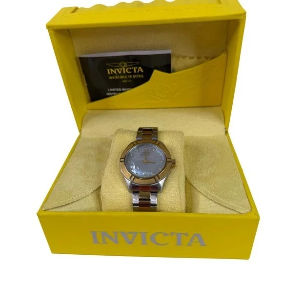 Invicta Pro Diver Watch Women One Size‎ Two Tone Silver Gold 18326