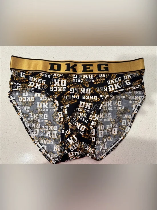 DKRG Black & Gold Logo Briefs
