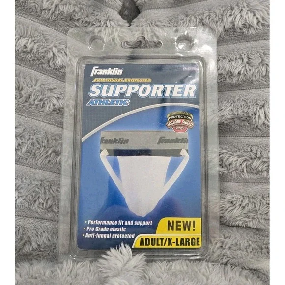 Franklin Athletic Supporter Jock Strap Adult X-LARGE New AntiFungal Protection