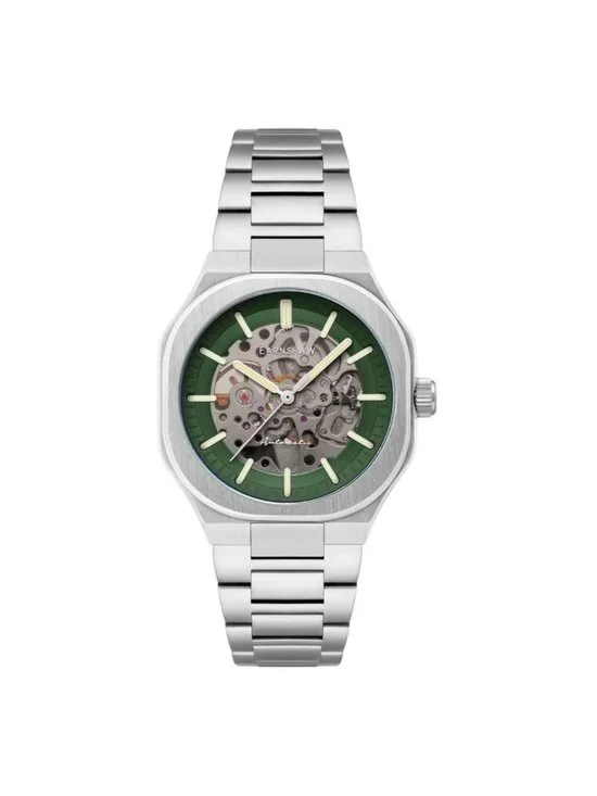 NWT Thomas Earnshaw Exeter Automatic Green Dial Men's Watch