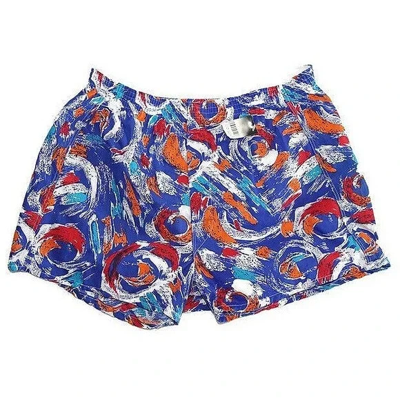 Mervyns‎ Boxer Shorts Mens Large Multicolor Vintage Deadstock Abstract Swirl