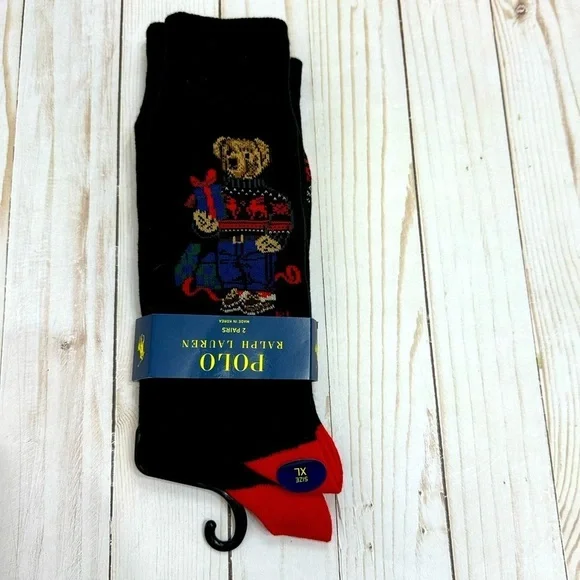 Polo Ralph Lauren 2 pairs of socks Size XL‎ Shoe Sizes 12-17 Men