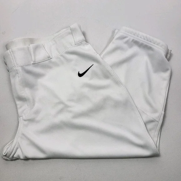 Nike Baseball White Knicker Baseball Mens Adult Pants Team Size XLarge‎