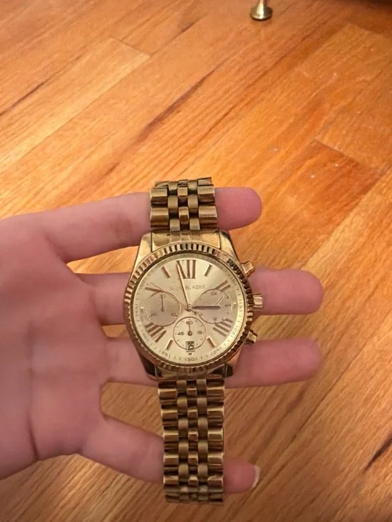 Michael Kors Gold-tone Stainless Steel Chronograph Watch