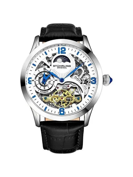 NWT Stuhrling Original Legacy Automatic White Dial Men's Watch