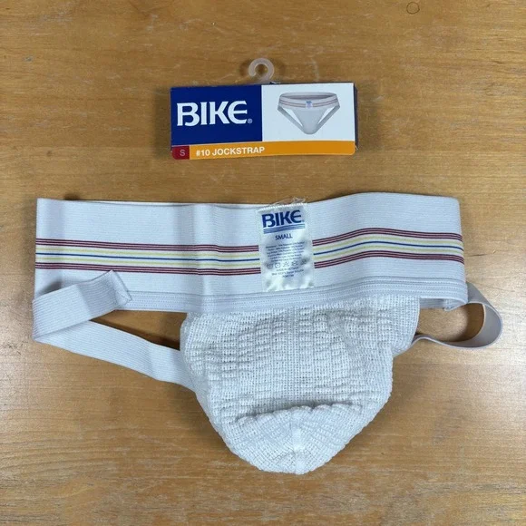 Bike #10 Jockstrap Men's Small White New