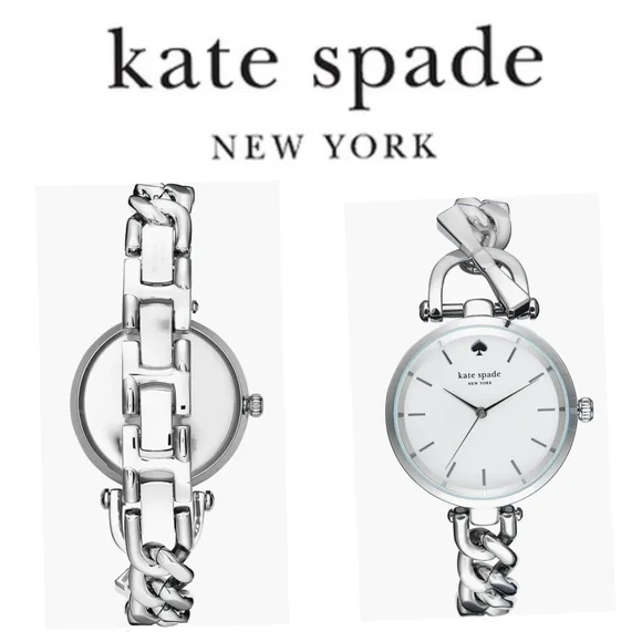Kate SpadeHolland Silver Dial Stainless Steel Twist Ladies Watch