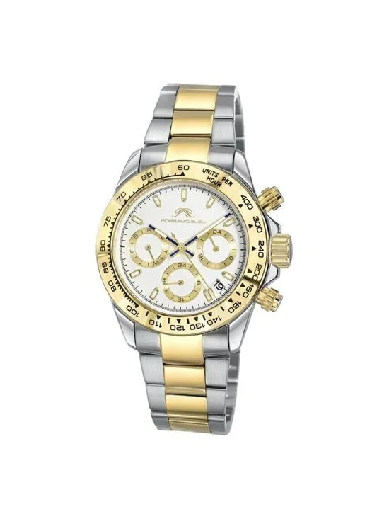 NWT Porsamo Bleu Alexis Quartz White Dial Ladies Watch