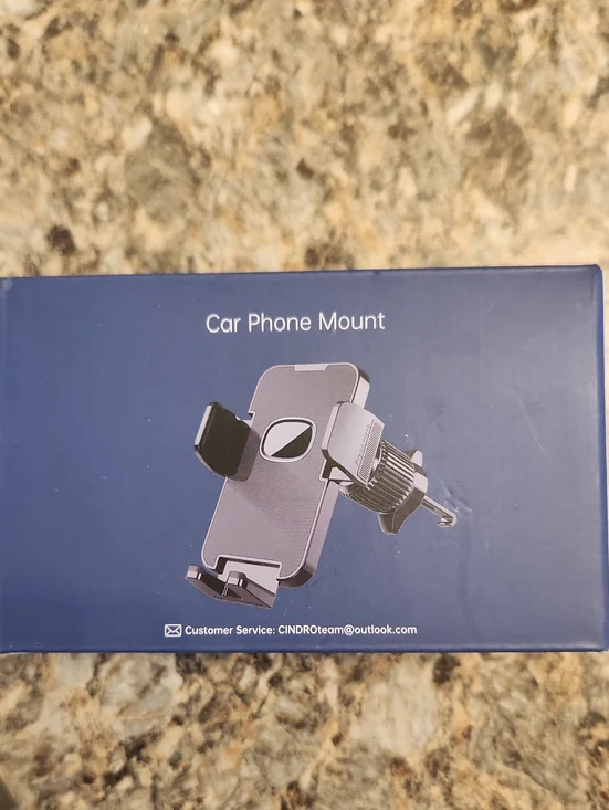 Black Car Phone Mount - Universal Air Vent Holder