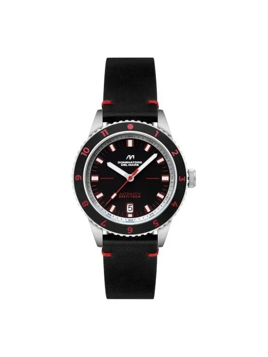 NWT Dominatore Del Mare Tropea Black Dial Men's Watch