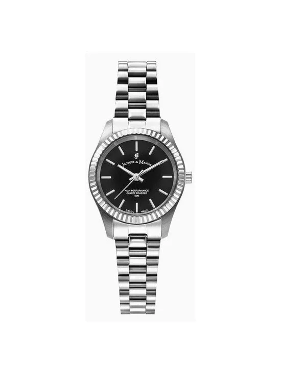 NWT Jacques Du Manoir Inspiration Prime Black Dial Ladies Watch