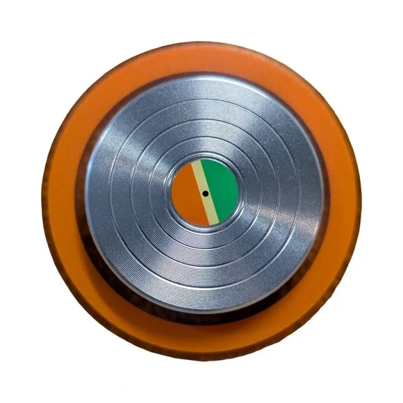 17-R PopSockets Magsafe‎ Phone Grip - 45 Rom Silver/Orange Spinner (Referb) ⬇️