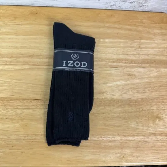 IZOD Men's Navy Crew Socks