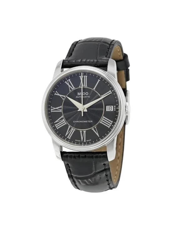 NWT Mido Baroncelli III Automatic Black Dial Ladies Watch