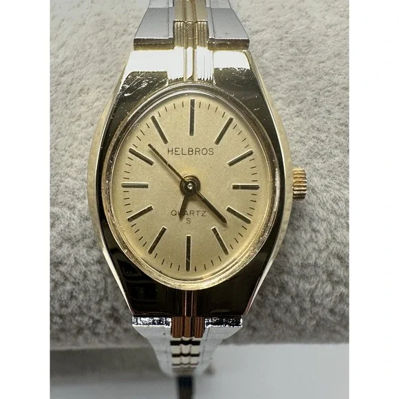 Helbros 01413 Y481 86-4 New Battery Ladies Watch 18MM 6
