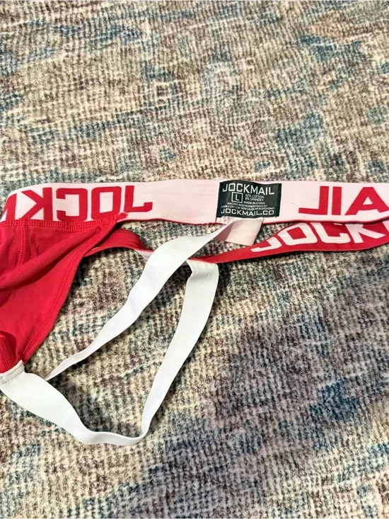 Jockmail Red Athletic Jockstrap NWOT