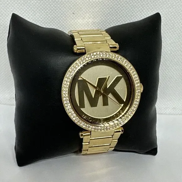 Michael Kors Parker MK5784 Women's Gold Stainless Steel Analog Dial Watch NUL19