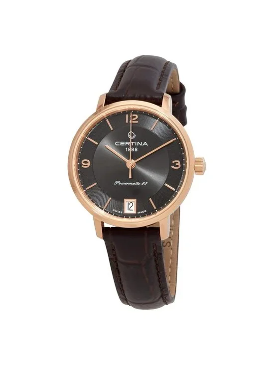 NWT Certina DS Caimano Automatic Anthracite Dial Ladies Watch