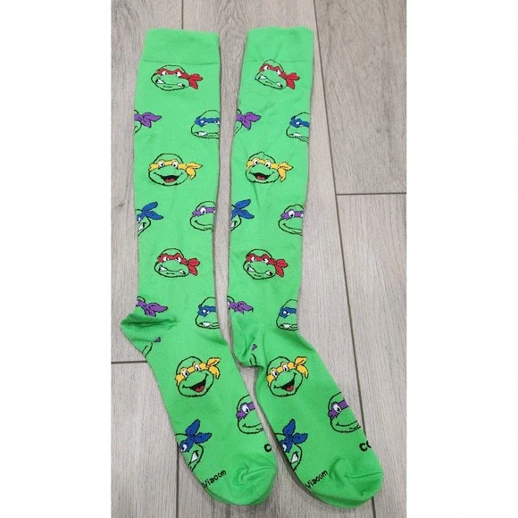 Teenage Mutant Ninja Turtles TMNT Adult‎ one size Knee High Compression Socks
