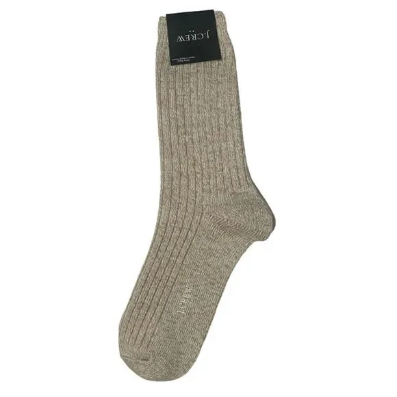 J. Crew Men’s Cotton Melange Ribbed Socks