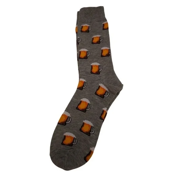Men's‎ New Novelty Beer Mug Socks Size 7-13