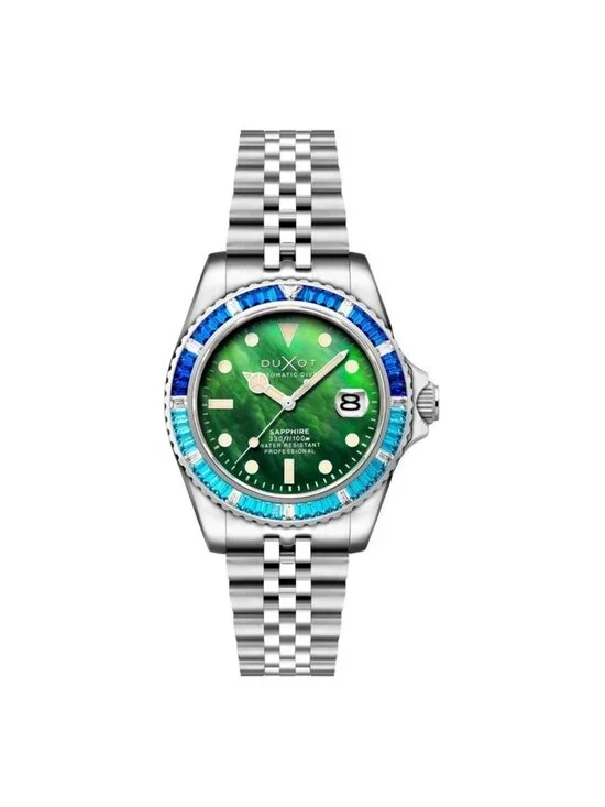NWT Duxot Atlantica Automatic Green Dial Men's Watch
