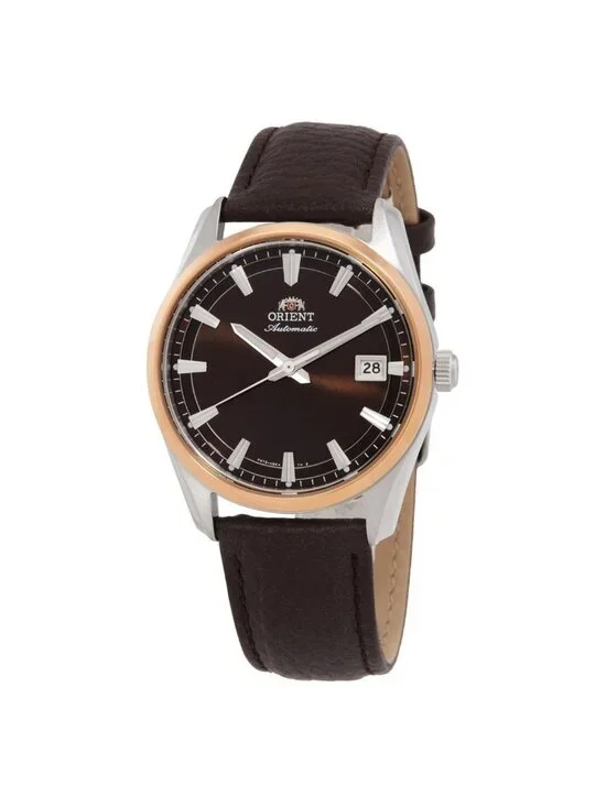 NWT Orient Contemporary Stretto Date Automatic Brown Dial Watch