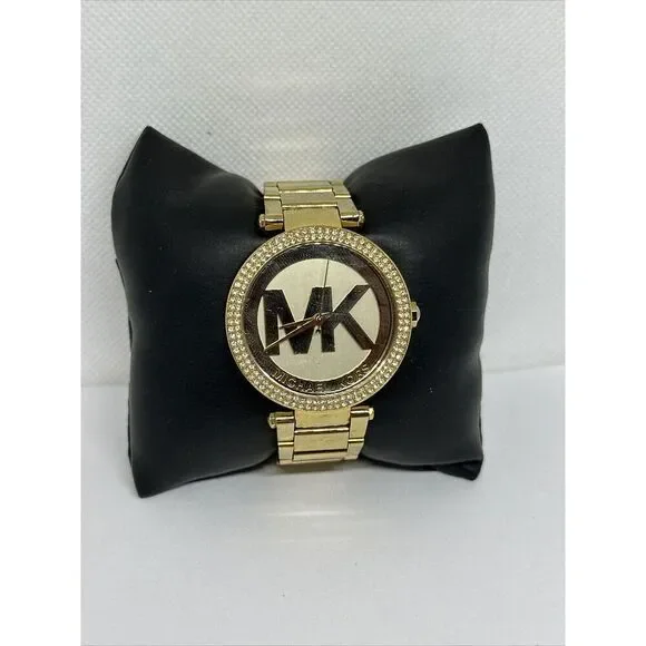 Michael Kors Parker MK5784 Women's Gold Stainless Steel Analog Dial Watch NUL15