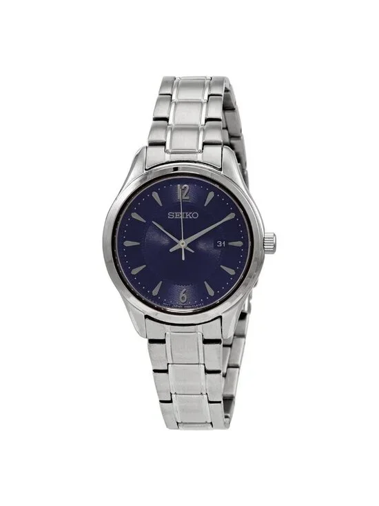NWT Seiko Noble Quartz Blue Dial Ladies Watch