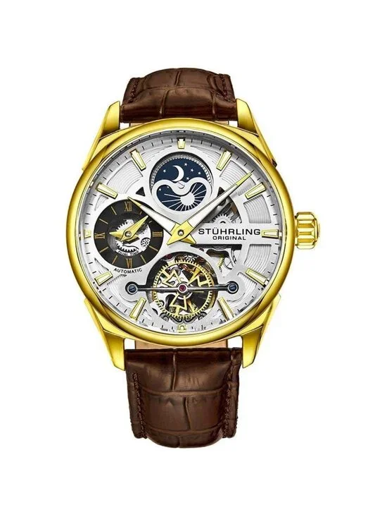 NWT Stuhrling Original Legacy Automatic Silver Dial Men's Watch