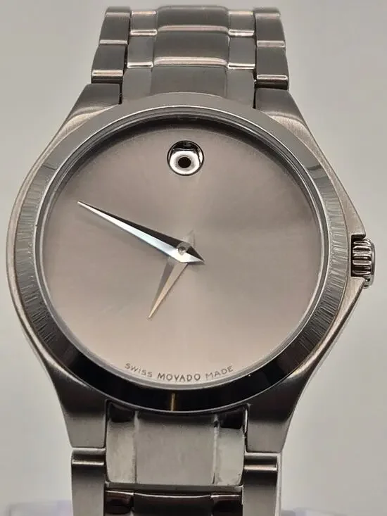 Movado Museum Classic Swiss Quartz Watch - Silver Tone 28mm
