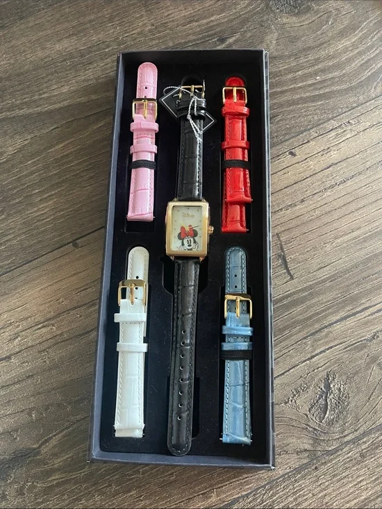 Minnie Mouse Interchangeable Strap Watch Disney