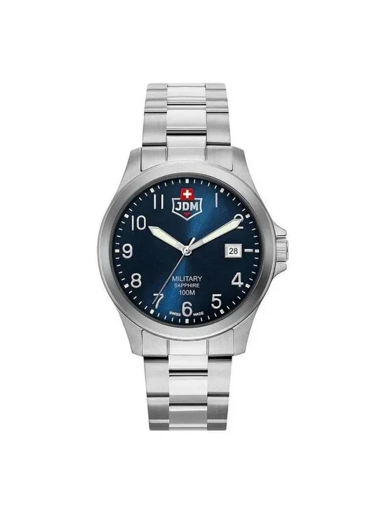 NWT Jdm Military Alpha I Blue Dial Men's Watch