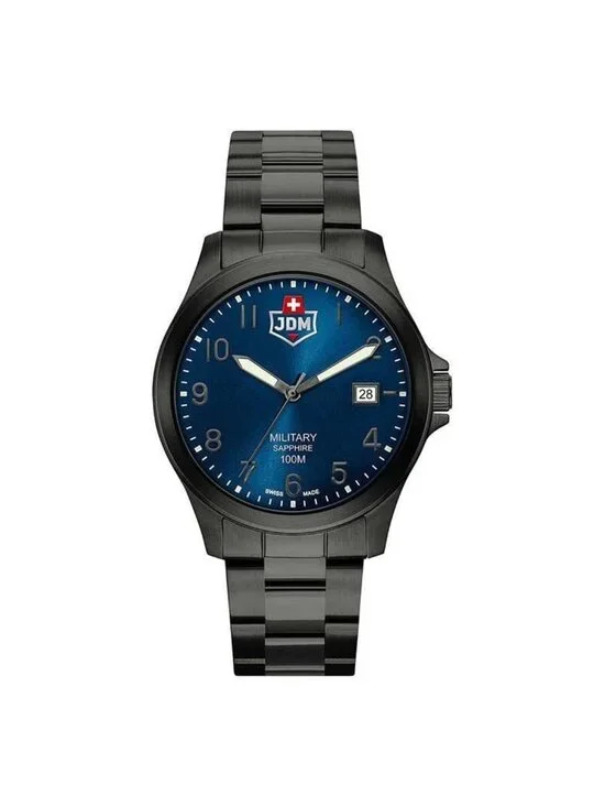 NWT Jdm Military Alpha I Blue Dial Men's Watch
