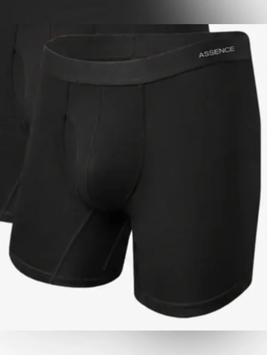 Assence Dual Pouch Boxer Brief Purple XL NWOT