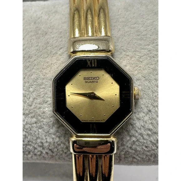 Seiko 1N00-5E49 New Battery‎ Ladies Watch 19MM 7