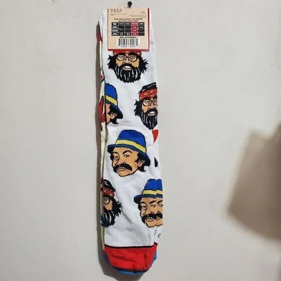 Cheech & Chong 2 Pairs Of Socks Sz Medium NEW