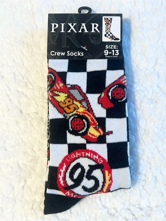 Lightning McQueen Crew Socks