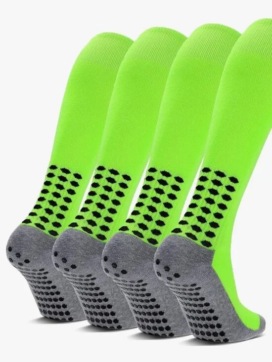 4 Pair NON SLIP Soccer SOCKS Football‎ Sports