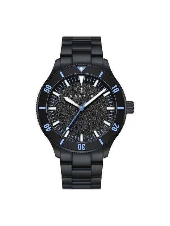 NWT Nautis Deacon Black Dial Men's Watch