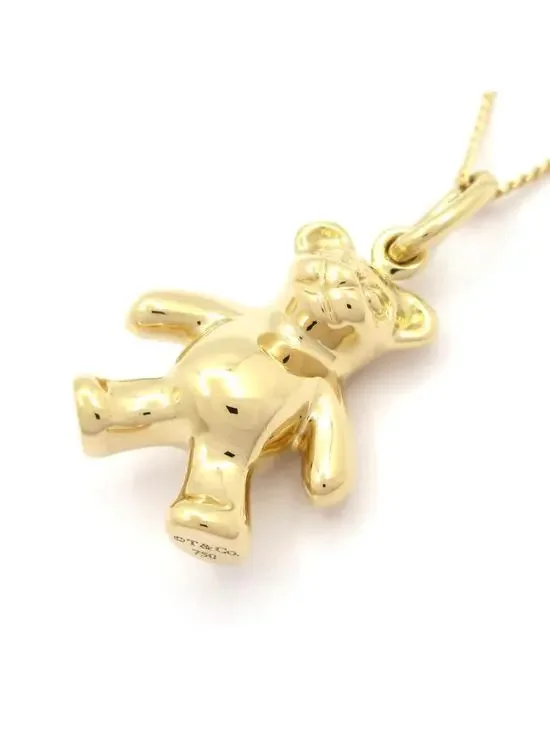 Tiffany&Co. Teddy Bear 18K Yellow Gold #298379T18B