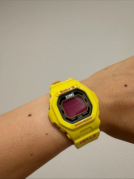 Casio Baby-G x Hellz Watch, yellow