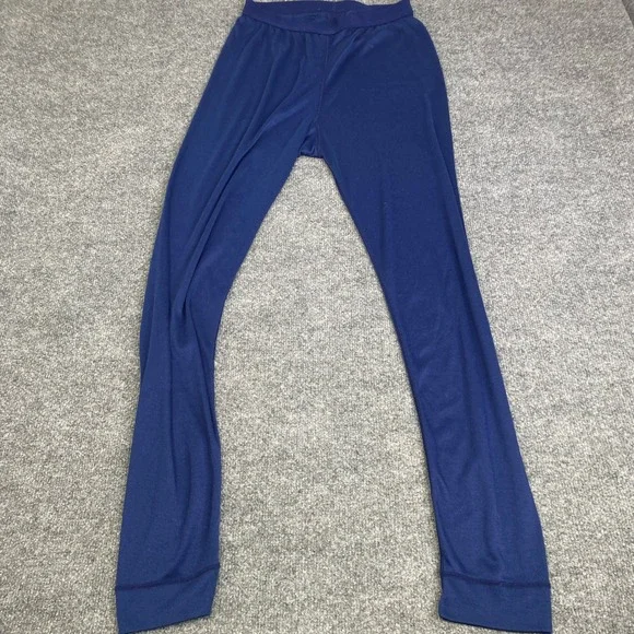 Patagonia Capilene Mens Large Blue Base Layer Pants Long Johns Polyester USA