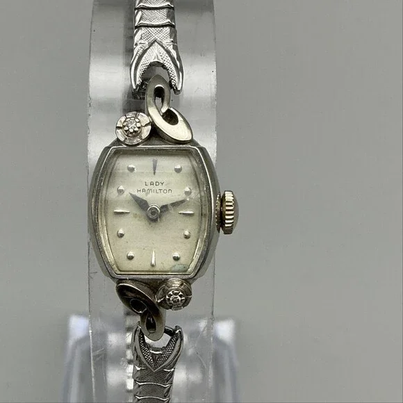 Vintage Hamilton Lady Hamilton Womens Watch 14mm 10K Gold Biggs Cocktail Manual