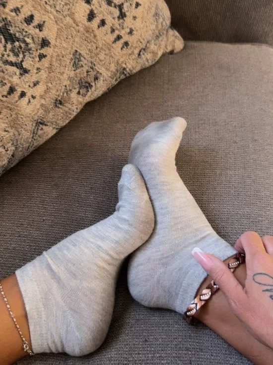 Light Gray Men's Crew Socks - Comfortable Everyday Wear