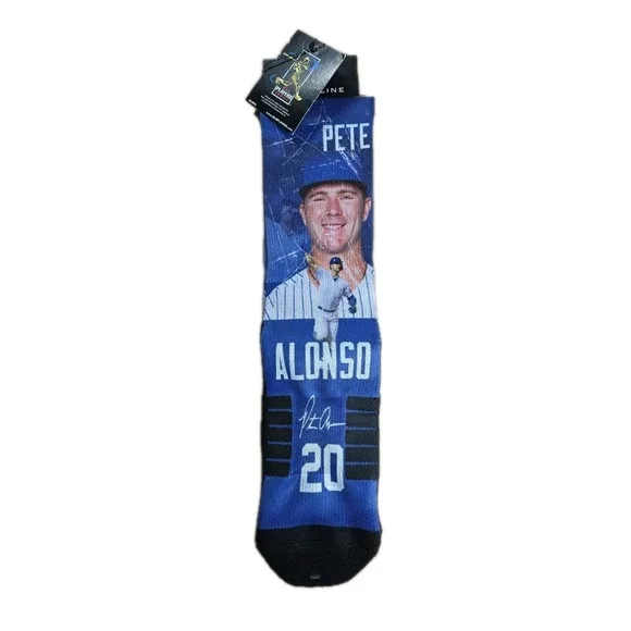 PETE ALONSO New York‎ METS Baseball MLB M/L Socks NWT